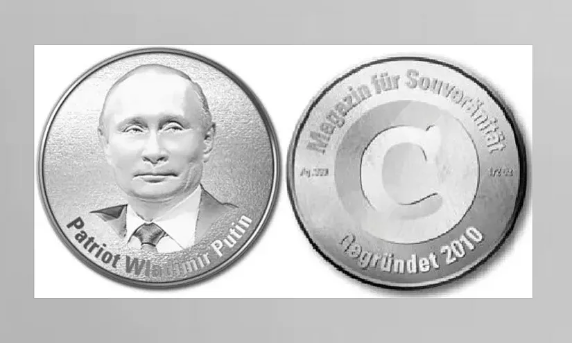 В странах Евросоюза активно покупают медаль с портретом Путина