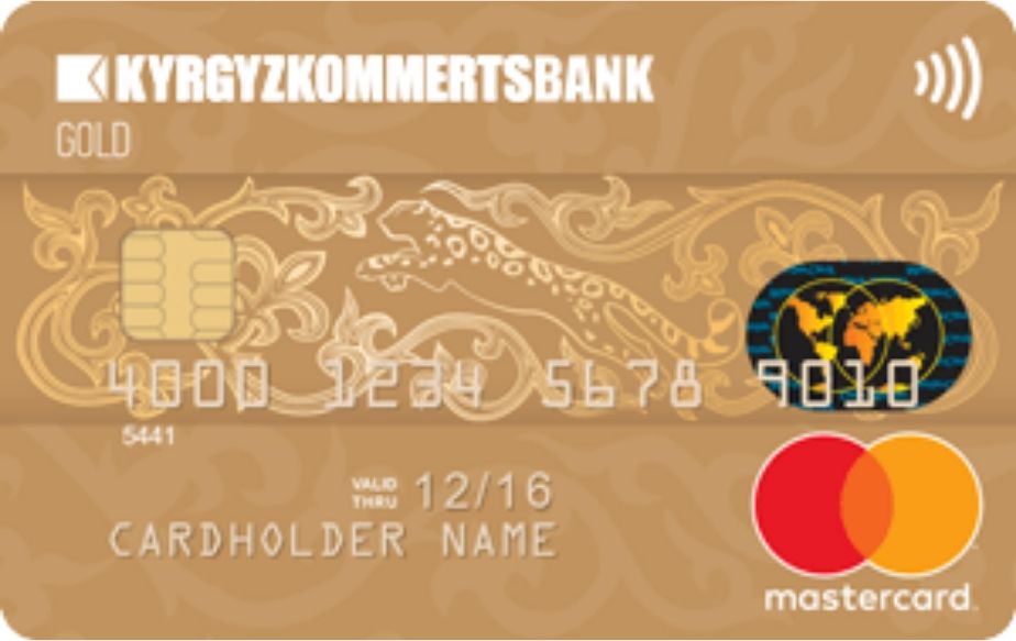Карта Mastercard Gold Contactless