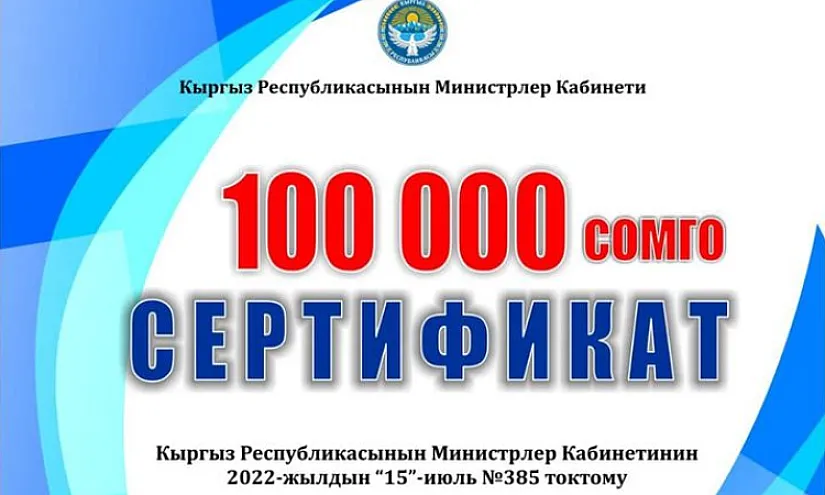 Почти 8 600 семей подали заявки на получение 100 000 сомов в рамках соцконтракта