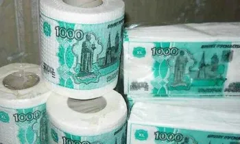 Суд Москвы запретил продажу туалетной бумаги с изображением денежной банкноты